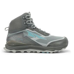 Altra Lone Peak All-wthr Mid Tursko Dame Tilbud Norge, Grå/Grønn | Norge-1250784